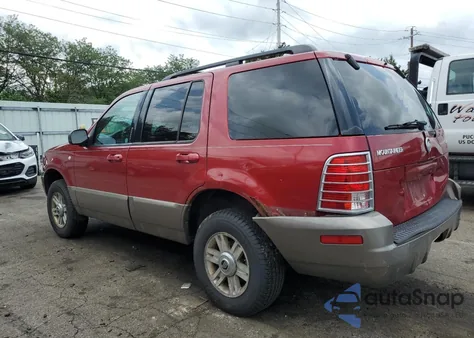 2004 Mercury Mountaineer z USA, uszkodzony, nr VIN 4M2ZU86KX4UJ06323